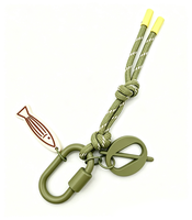 Pendentif de sac promotionnel en corde tressée, sangle tissée multicolore avec logo personnalisé, accessoires en gros