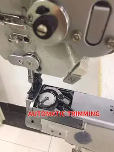 एकल सुई ऑटो trimmer ऑटो रिवर्स प्रत्यक्ष ड्राइव कंप्यूटर औद्योगिक सिलाई मशीन के लिए चमड़े