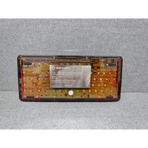 Clavier mécanique en acrylique Weikav ONE75, transparent, tri-mode, rétroéclairage RVB, sans fil 2,4 GHz, USB-C, programmable, clavier de jeu - Product Image 2