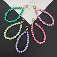 Correa Decorativa para Bolsos de Compras, Llaveros y Bolsos de Noche, Hecha a Mano con Perlas de ABS de Alta Calidad, Elegante y para Jóvenes
