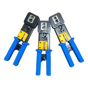 Hilink kết nối RJ45 CAT5e CAT6 mạng đi qua uốn tóc bồng công cụ RJ45 Uốn Tóc bồng công cụ đa chức năng Stripper Cáp cắt - Product Image 1