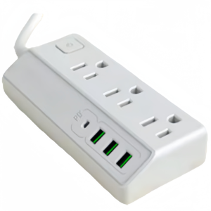 2024 nóng Bán máy tính để bàn điện dải 3 USB + Type-C cổng anh chúng tôi tường ổ cắm mở rộng dây - Product Image 1