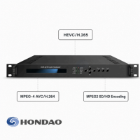 Encodeur modulateur DTM1000X DVB-S2X pour entrée CVBS SDI YPbPr avec sortie RF et ASI