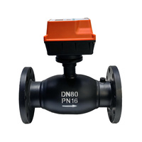 Actionneur de vanne à boisseau sphérique électrique haute température OEM DC3.6V/24V en acier au carbone IP67/IP68 pour eau, huile, vapeur