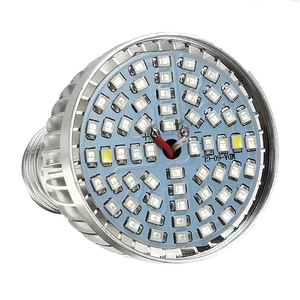 หลอดไฟ LED สำหรับการเจริญเติบโตของพืช 60W E27 AC85-265V สเปกตรัมเต็มรูปแบบสำหรับพืชในร่ม - Product Image 1