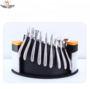 Tang kacamata optik, set Obeng kacamata memperbaiki set hadiah bingkai kacamata dapat disesuaikan bantalan hidung - Product Image 2