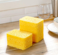 Éponge de nettoyage de cuisine 100% naturelle, éponge à vaisselle, tampon à récurer réutilisable, éponge magique en polyuréthane, élimination des odeurs
