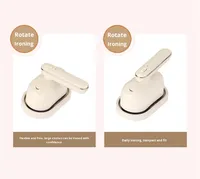 Fer à vapeur portable pour vêtements, utilisation domestique et en voyage, double usage plat et suspendu, 1000W, réservoir d'eau de 70 ml