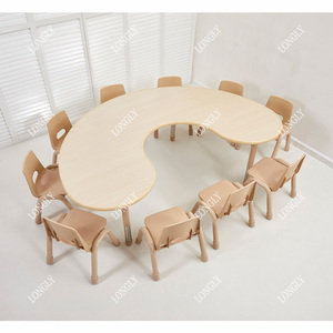 Montessori nhà trẻ mẫu giáo đồ nội thất cung cấp trẻ em chơi ghế và bảng sử dụng đồ nội thất trường học lớn rất nhiều trẻ em bảng - Product Image 1