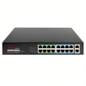 <b>PoE</b> <b>Switch</b> 16 Port 10/100M Standard Gigabit Ethernet Network <b>Switch</b> for Office Home Use - Product Image 2