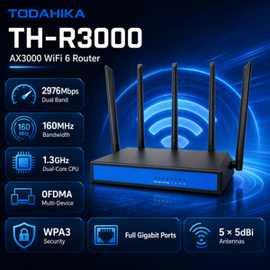 <span class=keywords><strong>Router</strong></span> Gigabit AX3000 WiFi 6 de 3000Mbps de Doble Banda para Juegos y Streaming 4K - Product Image 2