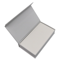 Boîte Cosmétique en Carton Blanc Magnétique avec Logo Personnalisé, Emballage d'Ongles Press-On sous Marque Privée pour Ongles Longs, Boîte Cadeau Magnétique