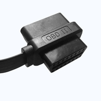 تجميعة أسلاك السيارات IATF16949 من نوع TE 16P DJ7163 OBD II OBD 2 ذكر وأنثى