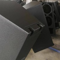 Top Qualité En Gros Granulation Finition Haut-Parleur Polyurée Revêtement Noir Polyurée Haut-Parleur Peinture pour Haut-Parleur Cabinet