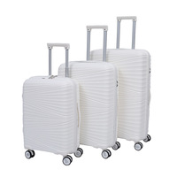 Ensemble de bagages de voyage de 28 pouces avec 4 roues pivotantes et serrure TSA Coque rigide en PP Autres bagages inclus