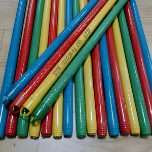 High Quality Eucalyptus Wood PVC-Coated Broom Handle Soft Flagged Bristle Eco-Friendly Durable Ergonomic Design 2 1 Portable - Product Image 3