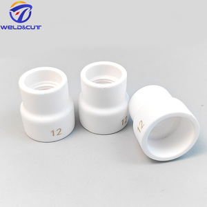 CN12-2 12 # trắng gốm vòi phun 19*25.5 mét <span class=keywords><strong>Tig</strong></span> Hàn ngọn đuốc phụ kiện gốm cup - Product Image 2