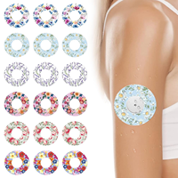 Patchs adhésifs personnalisés pour CGM, imperméables, en coton non tissé, bande de couverture pour Freestyle Libre 1 2 3 6, 6 designs, résistants à la transpiration, hypoallergéniques