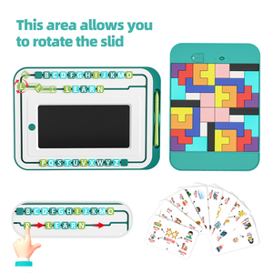 Papan gambar anak, Tablet menulis LCD 3-in-1 multifungsi kata mengeja - Product Image 4