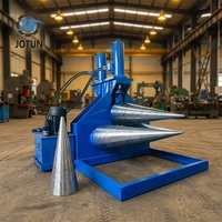 Machine à rouler les cônes pour la formage de pièces structurelles coniques, le roulage de tôles métalliques et le pliage de plaques d'acier pour la fabrication de réservoirs