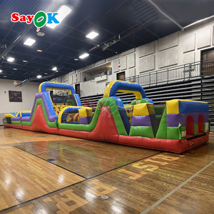 Sayok, la carrera de obstáculos inflable más grande, carrera de obstáculos inflable para niños, relé de carrera de obstáculos inflable - Product Image 3