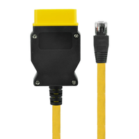 Cable ENET Amarillo para BMW, Actualización de Datos Ocultos, Codificación ICOM, Programador de ECU, Herramienta de Diagnóstico Automotriz, Escáner OBD OBD2