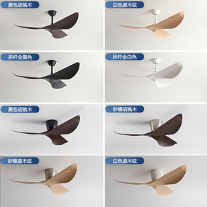 <b>Ceiling</b> <b>Fan</b> DC Motor 3 Blade Wood Design Silent Operation For Living Room And Study - Product Image 4
