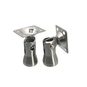 Stainless Steel Stair Post <b>Swing</b> Fitting Thickened Handrail <b>Bracket</b> Silver Hardware Accessory For Railings - Product Image 4