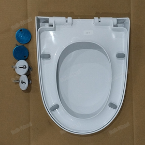Vòng hình dạng nhanh chóng cài đặt <span class=keywords><strong>WC</strong></span> PP nhà vệ sinh chỗ ngồi bìa nhựa nhà vệ sinh Bìa nắp chất lượng cao - Product Image 4