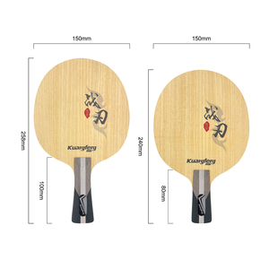 OEM fabbrica diretta ad alto assorbimento degli urti elastico ad alta velocità Spin lama da ping pong con fibra di carbonio - Product Image 1