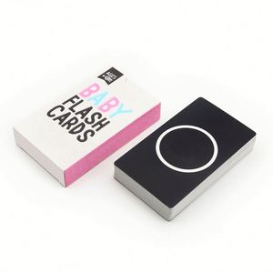 Flash <b>Cards</b> Learning Visual Simulation Cognitive Black and White High Contrast Baby Flashcards - Product Image 5