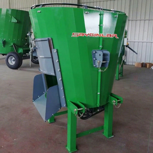 Mezclador de alimentación vertical accionado por Tractor, alta calidad, 1 cbm, estacionario, eléctrico - Product Image 1