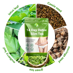 Thé minceur pour le ventre Clqq Organic 14 jours, plantes naturelles pour adultes, étiquette privée, détoxification du corps - Product Image 2