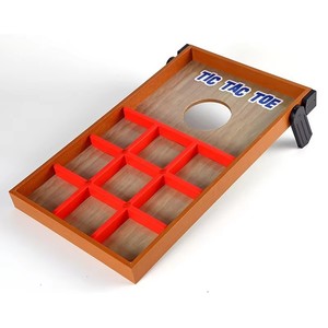 Gioco 2 in 1 in Legno di Alta Qualità OEM ODM Personalizzato per Bambini e Adulti: Cornhole e Tris con Sacchetti di Fagioli per Giocare in Giardino - Product Image 6
