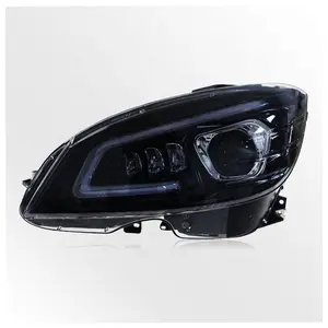 מנורת DRL פנס ראש רכב פנס LED למרצדס בנץ C-Class W204 2007 2008 2009 2010