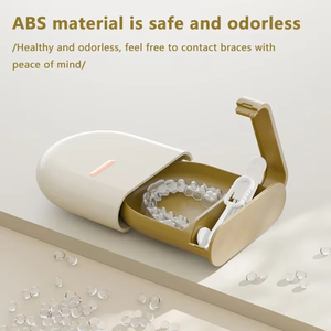 Caja de Almacenamiento para Aparatos Ortodóncicos Invisibles, Portátil, para Limpiar Dentaduras Postizas, Tipo Extraíble, Protectora Contra el Polvo - Product Image 2