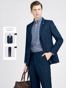 เสื้อสูท<span class=keywords><strong>ก</strong></span>ระดุมแถวเดียวสำหรับผู้ชายเสื้อแจ็กเก็ตมีซิประบายอา<span class=keywords><strong>ก</strong></span>าศได้ดีสำหรับทำงานธุรกิจ<span class=keywords><strong>ชุด</strong></span>เดรสสุดหรูสำหรับเพื่อนเจ้าบ่าว - Product Image 2