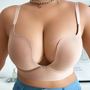 Soutien-gorge push-up à armatures pour grandes tailles, effet rétractant, confortable, style sexy, couvrant la poitrine - Product Image 2