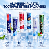 Tubes de dentifrice en aluminium et plastique avec bouchon à vis, impression UV, emballage personnalisé avec logo, 12,7 à 35 mm