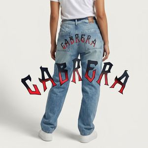 2026 Jean unisexe à jambe large, style American High Street, imprimé anime, graffiti et dessin animé Y2K, en denim, vente en gros pour l'UE et les États-Unis (vente transfrontalière) - Product Image 3