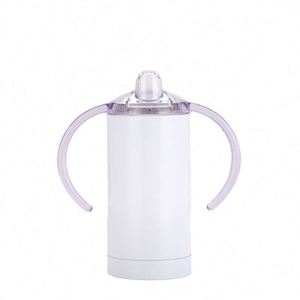 Gobelet isotherme à sublimation 12oz pour enfants, bouteille d'eau à double paroi sous vide avec 2 couvercles, pour la rentrée scolaire, conserve la chaleur et le froid - Product Image 3