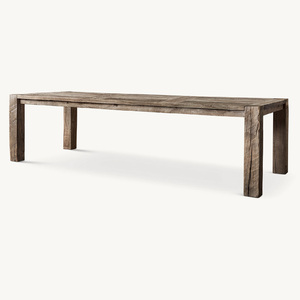 Tavolo Rustico in Legno Fatto a Mano Rhoohill, Arredamento per Sala da Pranzo in Legno Massello, Tavolo da Cucina in Stile Country - Product Image 2
