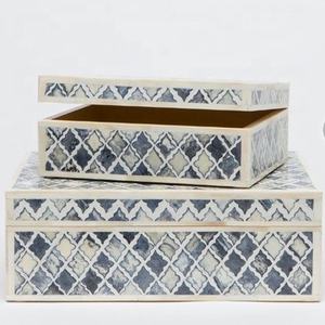 Caja Decorativa de Hueso con Diseño Marroquí, Cajas de Resina Talladas a Mano, Última Caja de Incrustaciones de Hueso, Regalo y Joyería de Hueso Personalizada por Lametierartz - Product Image 6