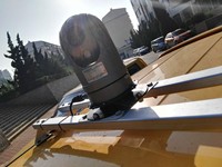 Kamera Pan Tilt Zoom 360° untuk Atap Mobil dengan Basis Magnetik, Sensor CMOS Night Vision 2MP, Tahan Air IP66