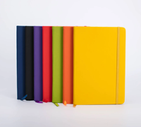 Carnets promotionnels personnalisés avec logo, en cuir PU, couverture rigide, format A6, A5, A4, journal, agenda