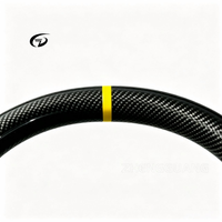 Volant de voiture personnalisé en fibre de carbone avec palettes de changement de vitesse, adapté aux Mercedes W213 C238 W463 CLS C257 W205 C63 AMG