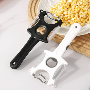 Outils de cuisine multifonctionnels 5 en 1 : ouvre-bouteille, éplucheur, râpe, couteau à fruits, éplucheur de maïs - Product Image 2