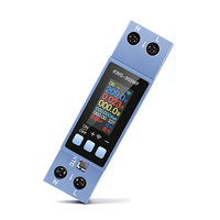 Compteur de tension et de courant numérique multifonction KWS AC pour rail DIN, 100-290V, 40A