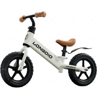 Bicyclette d'équilibre pour enfants et tout-petits Vélo interactif d'apprentissage précoce avec équilibrage stable et repose-pieds pour 2-5 garçons filles