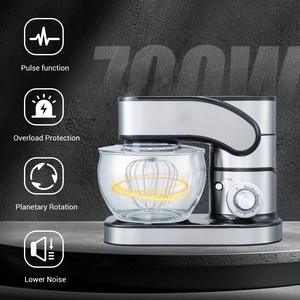 เครื่องผสมอาหารแบบตั้งโต๊ะสแตนเลส 10 ลิตร พร้อมอุปกรณ์ผสม - Product Image 4